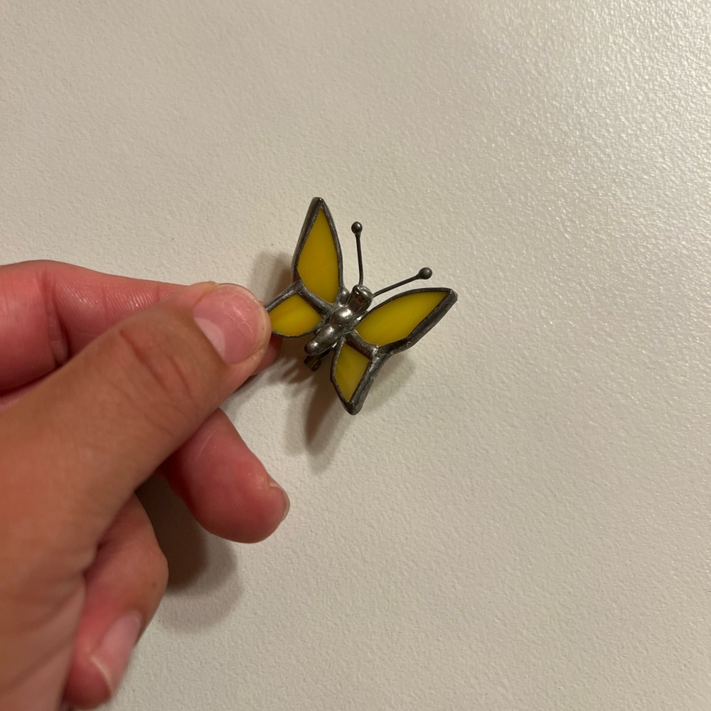 Hand made, made in Mexico Butterfly Brooch